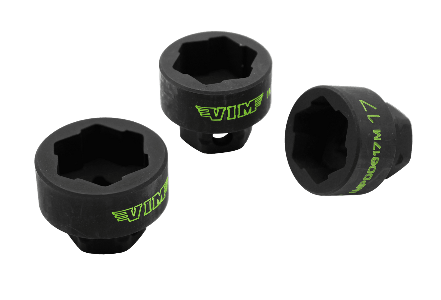 VIM Tools 10 PC. 3/8'' X 17MM DUAL DRIVE IMPACT HEXTRACTOR SOCKET SET