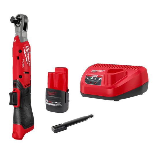 Milwaukee M12 FUEL 1/2 Inch Ratchet Kit 3054-21