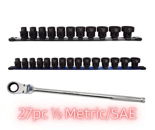 Astro Pneumatic 27pc Nano 1/2 Drive Metric and SAE Special Bundle