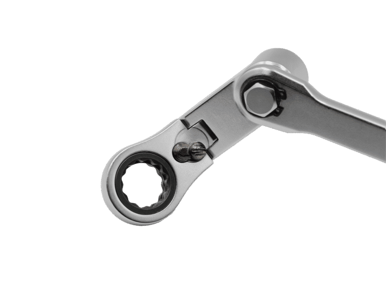 VIM Tools 17MM 100T FLEX HEAD 360 SWIVEL RATCHETING WRENCH FOR NANO 3/8 NANO SOCKETS