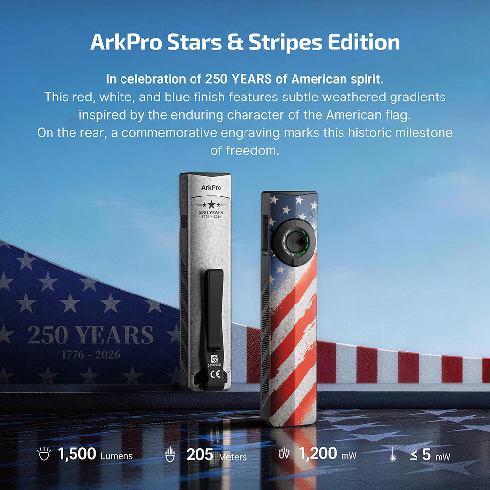 OLight ArkPro Stars and Stripes Edition
