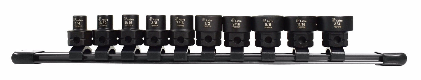Astro Pneumatic 30pc 3/8 Nano Metric and SAE with No Skips 6-24mm Special Bundle