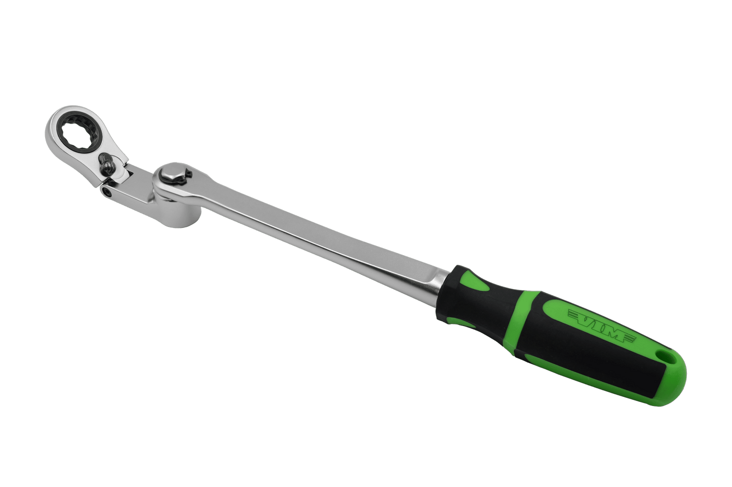 VIM Tools 17MM 100T FLEX HEAD 360 SWIVEL RATCHETING WRENCH FOR NANO 3/8 NANO SOCKETS
