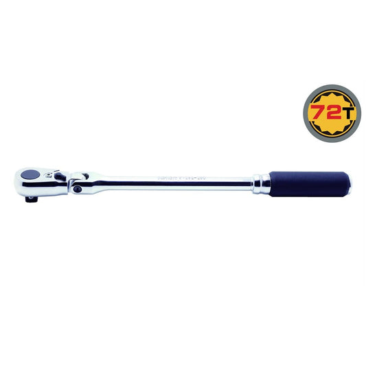 Ko-Ken 3726Z-280-72T Z-Series 3/8" Sq.Dr. Flexible Ratchet, Reversible 72 Tooth