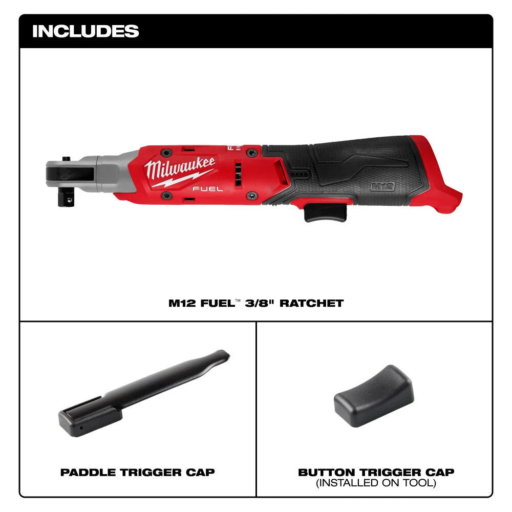 Milwaukee M12 FUEL 3/8 Inch Ratchet (Tool Only) 3053-20