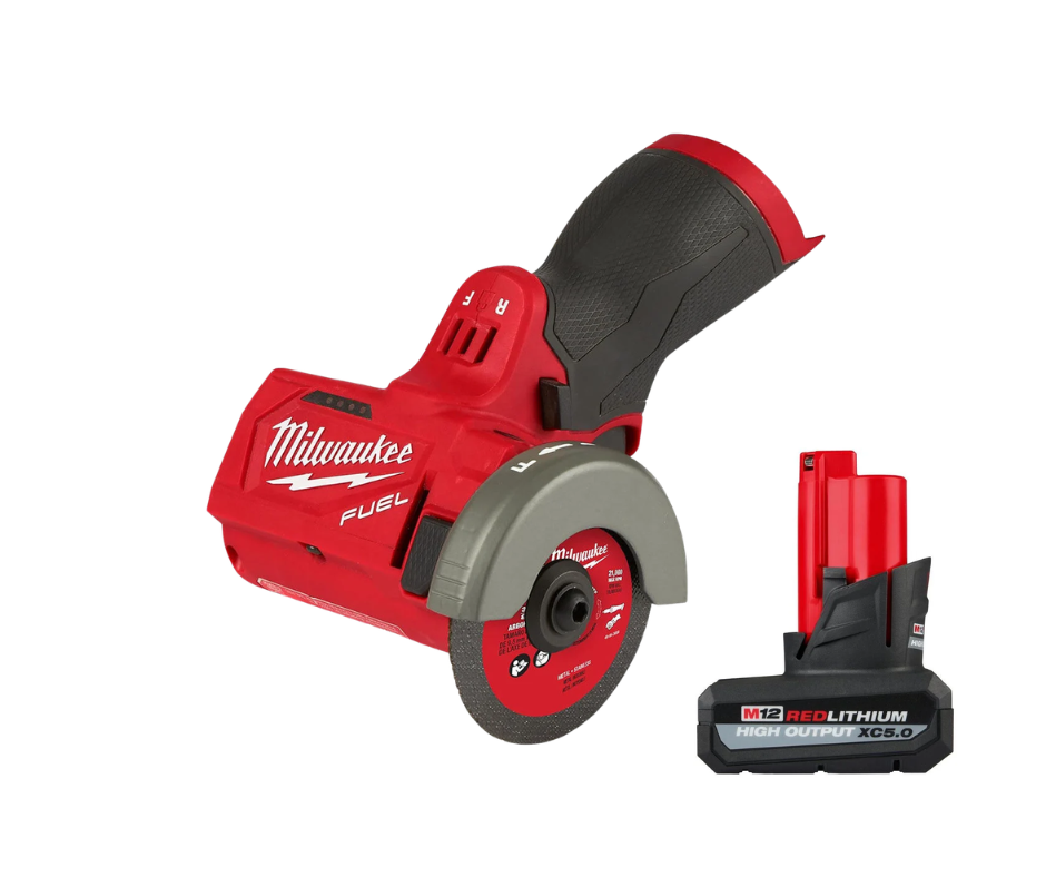 Milwaukee M12 FUEL 3 in. Compact Cut Off Tool With FREE 5.0 High Output Battery 2522-20