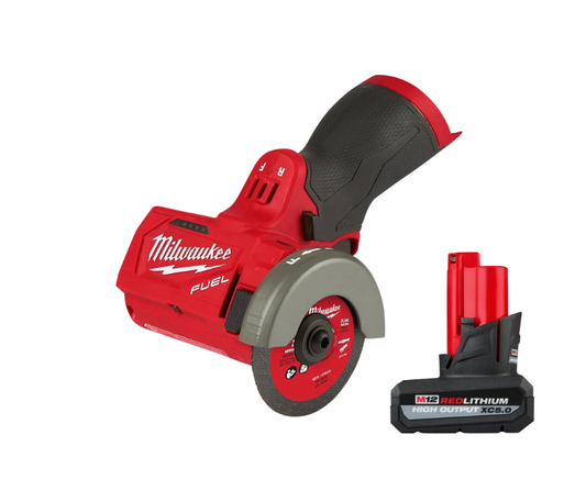 Milwaukee M12 FUEL 3 in. Compact Cut Off Tool With FREE 5.0 High Output Battery 2522-20