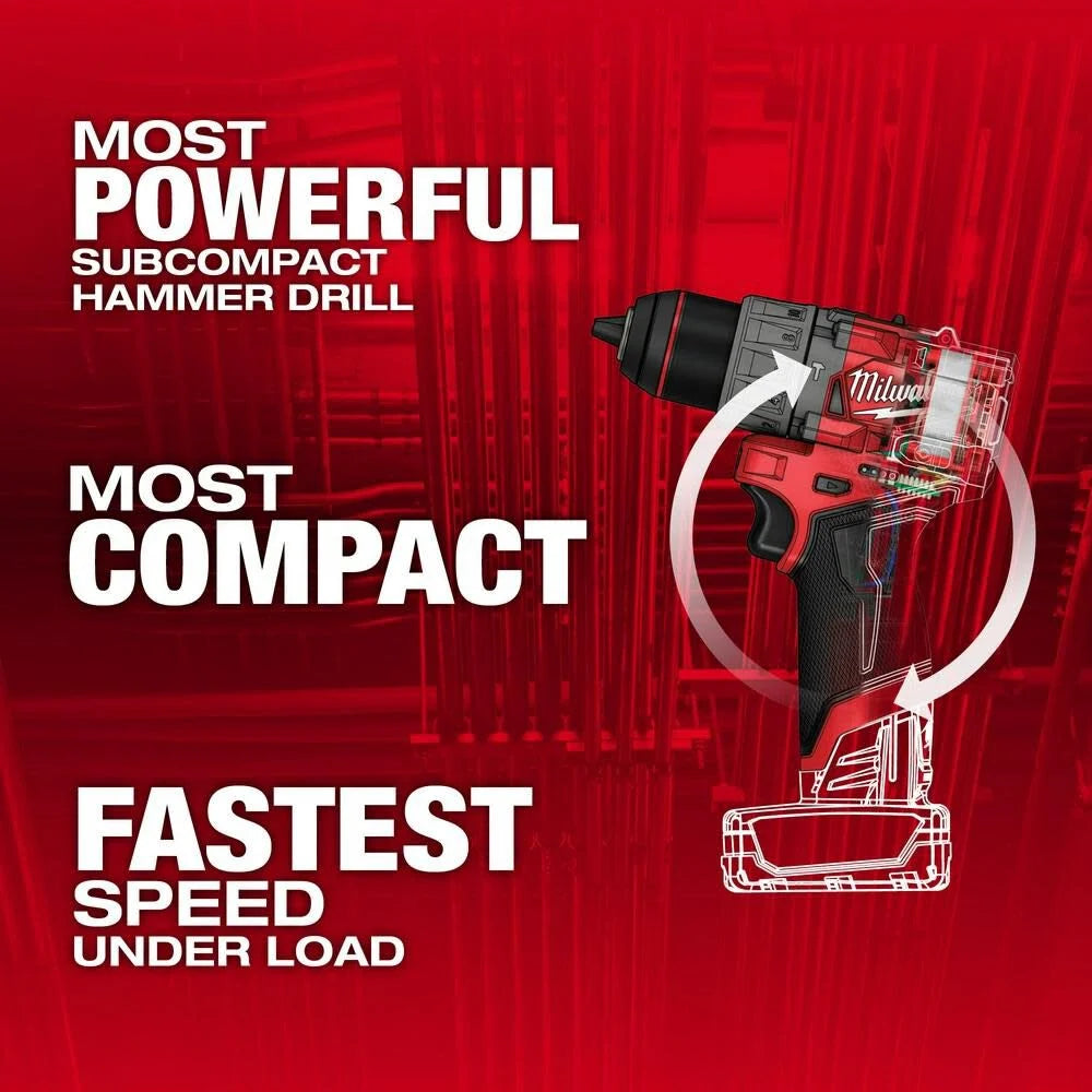 Milwaukee M12 FUEL 1/2" Hammer Drill/Driver 3404-20