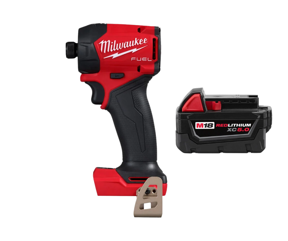 Milwaukee M18 FUEL SURGE 1/4 Inch Hex Hydraulic Driver With FREE 5.0 Battery 2761-20