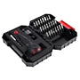 VESSEL Ball Grip Rechargeable Screwdriver with 25 Pic Bit Set