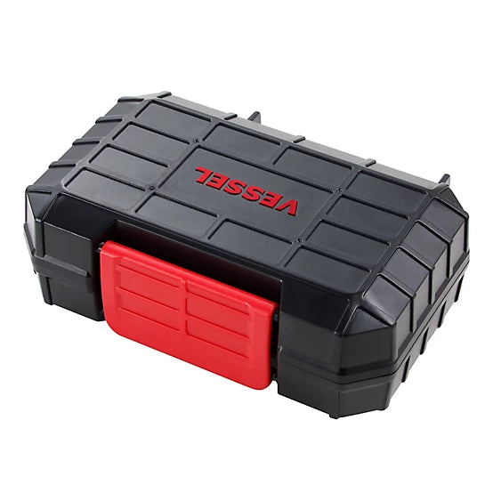 VESSEL Ball Grip Rechargeable Screwdriver with 25 Pic Bit Set