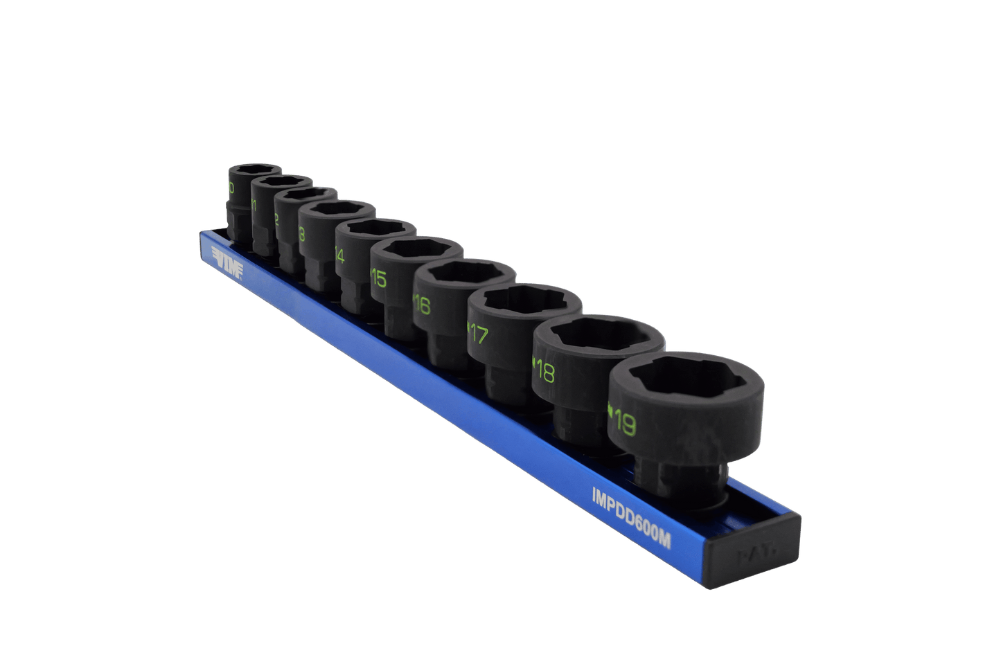 VIM Tools 10 PC. 3/8'' X 17MM DUAL DRIVE IMPACT HEXTRACTOR SOCKET SET